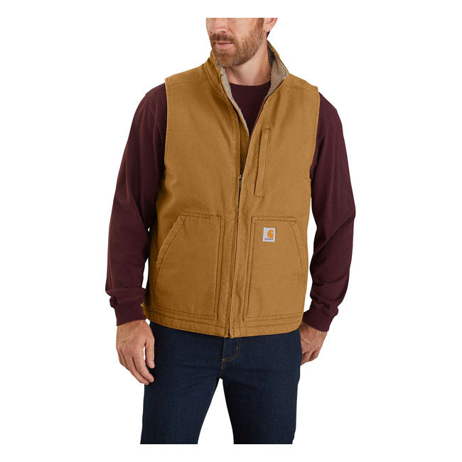 *2 WEEKS EXTRA TRANSIT TIME* Carhartt Sherpa lined vest Carhartt brown