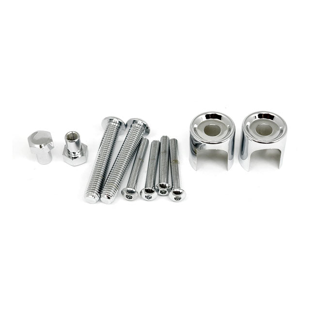 Saddlebag support kit. Chrome — 94-03 XL Sportster (NU)