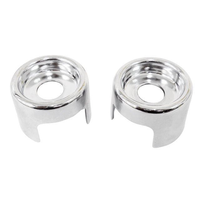 Shock stud cover kit. Chrome — 91-99 XL Sportster (Excl. 1200S)