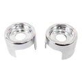 Shock stud cover kit. Chrome — 82-90 XL Sportster; 82-94 FXR (NU)