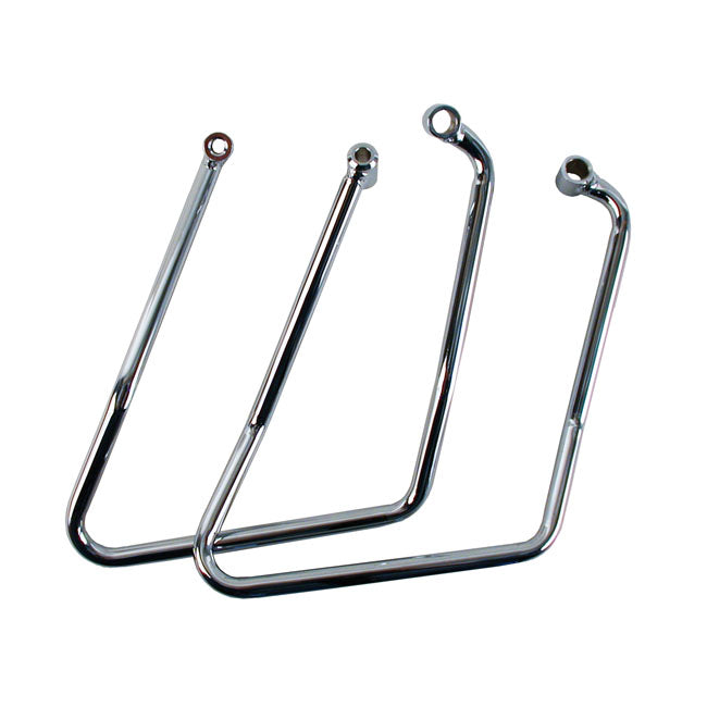 Saddlebag support kit. Chrome — 00-22 XL Sportster (Excl. XL1200CX/S/T; 02-03 XL883R) (NU)