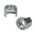 Shock stud cover set. Chrome — 04-15 XL Sportster; 16-20 XL1200T SuperLow (NU)
