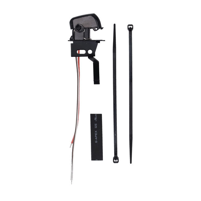 Right turn, handlebar switch. Black — 96-99 all H-D (NU)