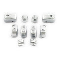Handlebar switch cap kit, chrome — 96-13 FLHTCU; FLHTK; FLTR; FLTRU; 09-13 FLHTCUTG (NU)