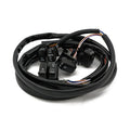 Handlebar switch & wiring kit. Standard. Black — 96-06 Softail; Dyna (NU)