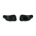 Turn signal switch extender cap set. Black — 19-20 FLHT Electra Glide Standard; 14-20 FLHR Road King; 15-20 FLRT Freewheeler Trike. (excl. CVO models)