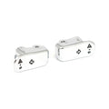 Turn signal switch extender cap set. Chrome — 96-13 H-D (Excl. 11-13 Softail; 12-13 Dyna); 02-17 V-Rod (NU)