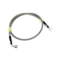 MCS by Goodridge brake line front, stainless clear coated — 14-16 XL1200X Sportster Forty-Eight; 14-16 XL883N Sportster Iron (NU)