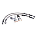 MCS by Goodridge brake line rear, stainless clear coated — 87-03 XL Sportster (NU)
