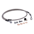 MCS by Goodridge brake line front, stainless clear coated — 08-11 FLSTSB Cross Bones (NU)