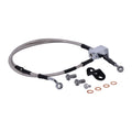 MCS by Goodridge brake line rear, stainless clear coated — 00-06 Heritage Softail; 00-05 FXST; 00-06 FXSTD (NU)