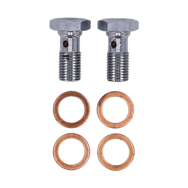 MCS by Goodridge brake line rear, stainless clear coated — 2007 FLST/C/SC HERITAGE SOFTAIL; 2007 FXSTD