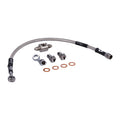 MCS by Goodridge brake line rear, stainless clear coated — 91-99 FXD (NU)
