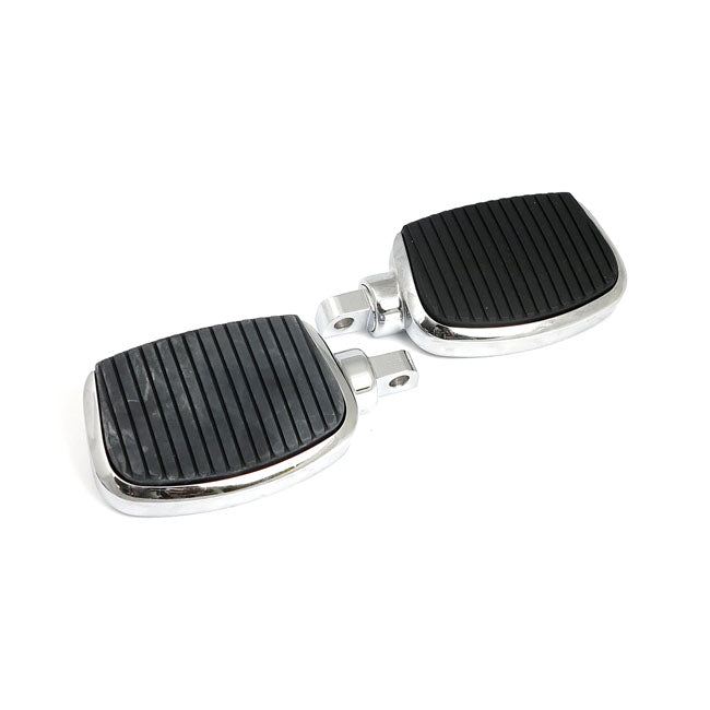 Mini floorboard kit. 3" long. Chrome