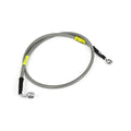 MCS by Goodridge brake line front, stainless clear coated — 14-16 Softail FXSB Breakout (ABS) (NU)