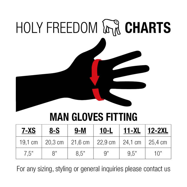 Holy Freedom Bullit Grey 2021 gloves black/grey