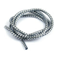 Chrome cable & wire cover, 5ft. (150cm). 6mm id