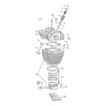 Retaining rings, piston wrist pin
