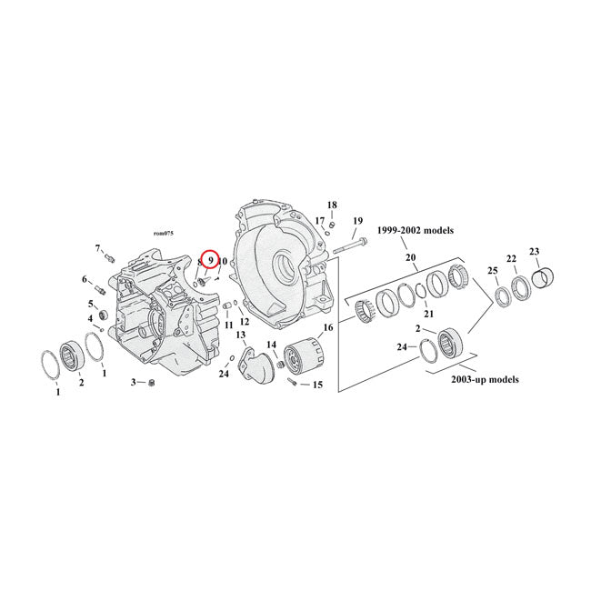 S&S, piston cooling jet (ea)