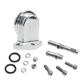 S&S, Twin Cam billet oil filter mount kit. Polished
