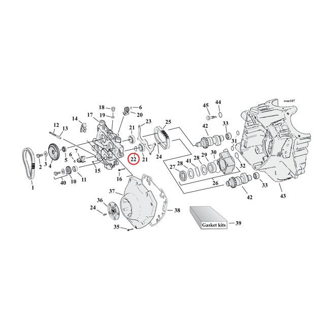 Ret. ring, cam ball bearing
