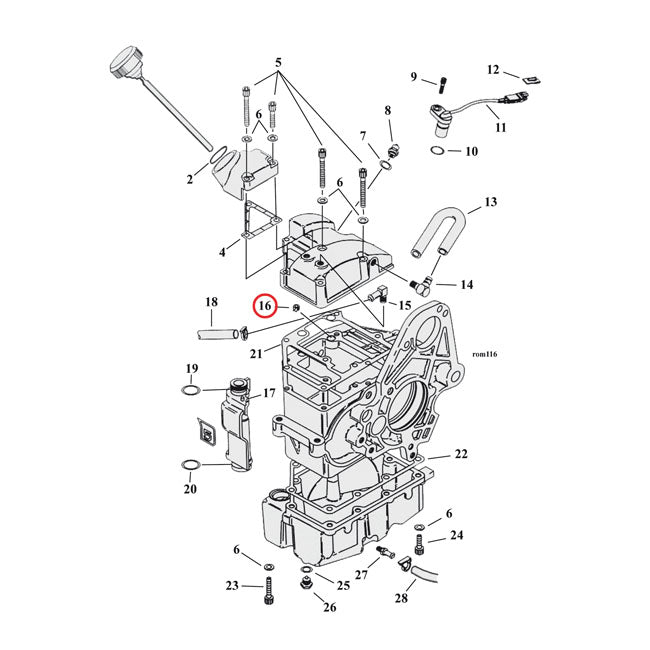 Roll pin, transmission