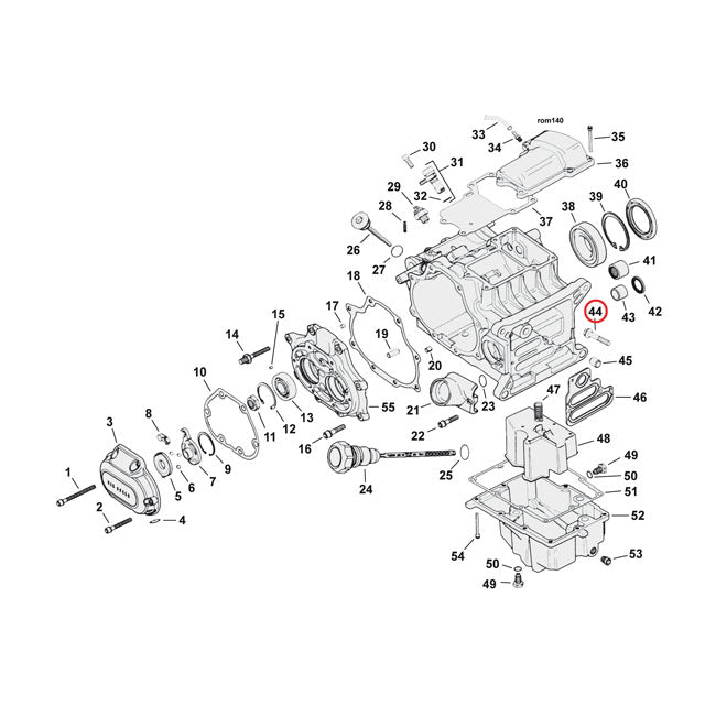 Hex bolt, flanged. transmission to engine