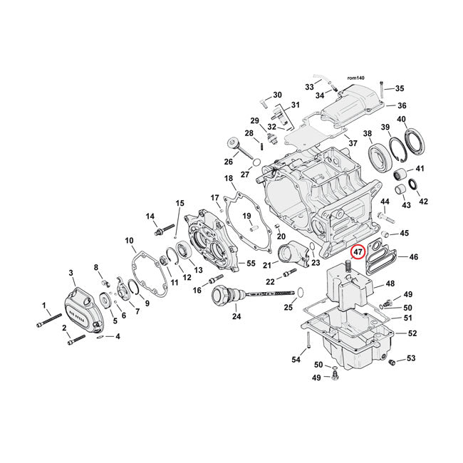 Spring, baffle oil pan