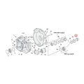 Spacer, sprocker shaft