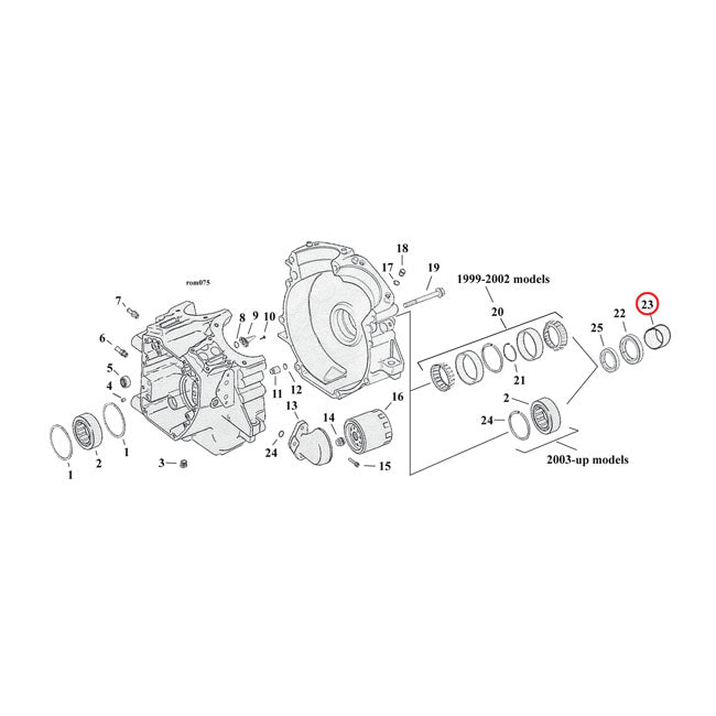 Spacer, sprocker shaft