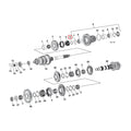 Retaining ring, mainshaft transmission