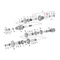 Spacer, 6th gear bearing transmisson