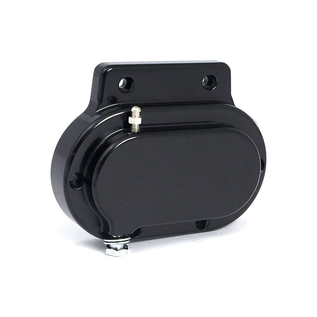 Transmission end cover smooth, hydraulic. Black — 87-06 Softail; 87-06 FLT/Touring; 91-05 Dyna (NU)