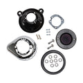 S&S, ''Air Stinger Stealth'' air cleaner kit. Teardrop, chrome — 07-22 XL Sportster