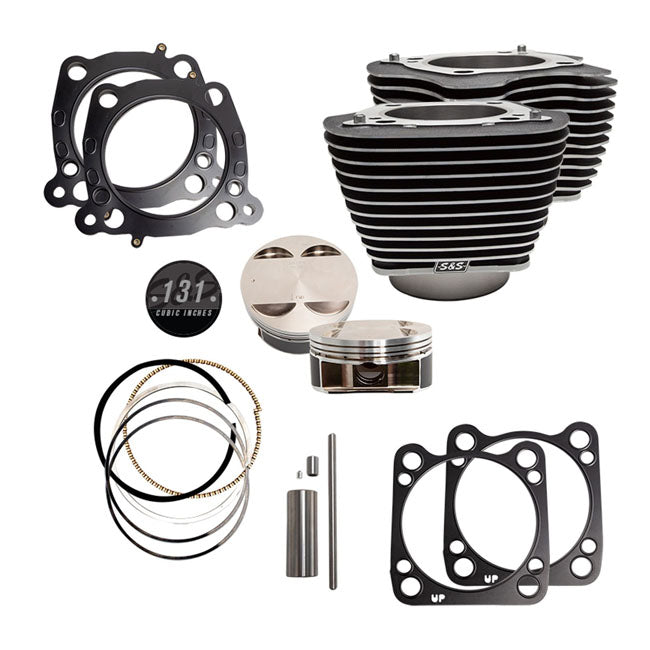 S&S, M8 4-5/8" stroker flywheel assembly — 18-26 Softail; 17-26 Touring (excl. 23-26 121" Touring). Requiring 4-5/8" flywheels.