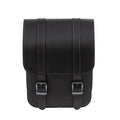 MCS, full leather swing arm bag left, 10 liter. Black