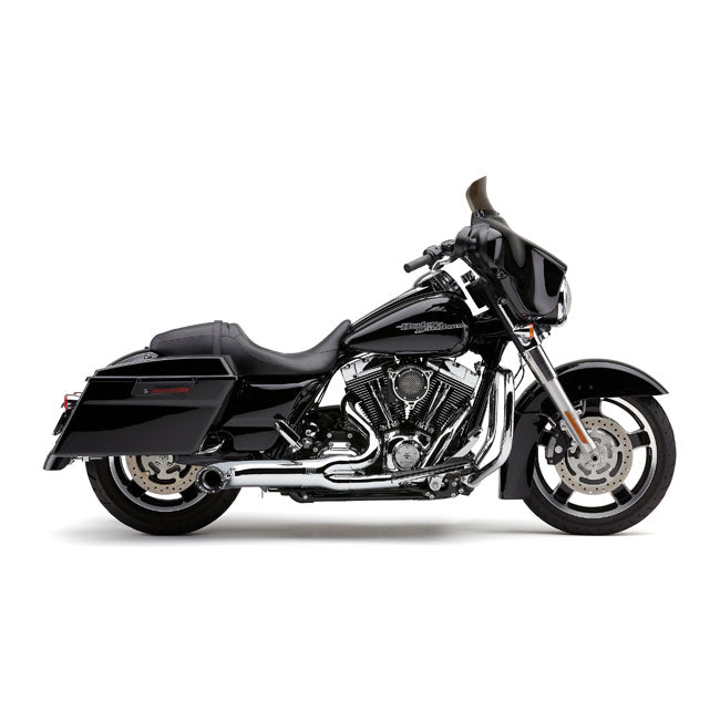Cobra, Turn Out 2-1 exhaust. Chrome — 09-16 FLT/Touring (NU)