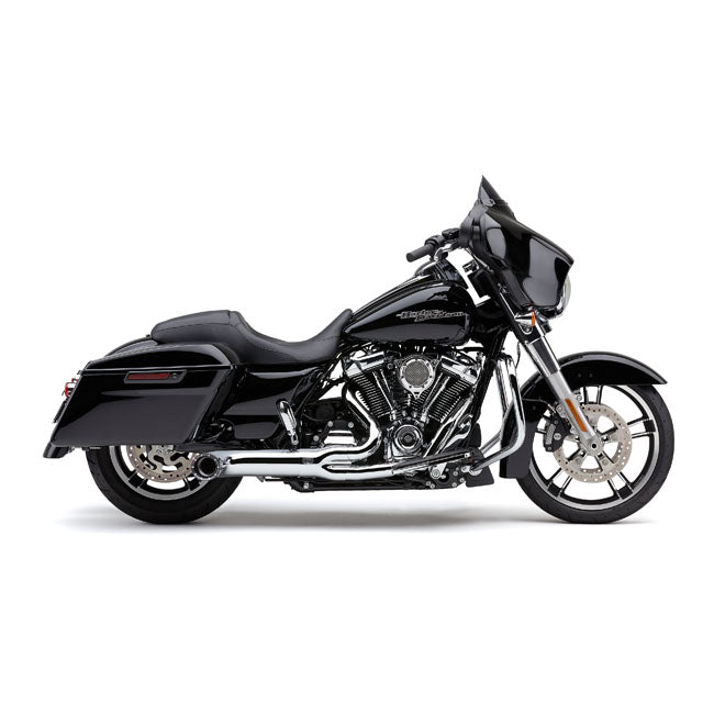 Cobra, Turn Out 2-1 exhaust. Chrome — 17-26 Touring (excl. Trikes)