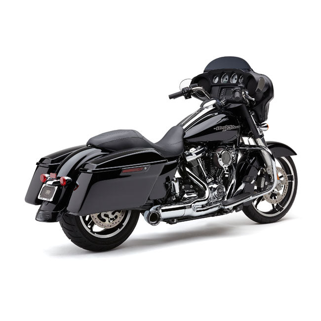 Cobra, Turn Out 2-1 exhaust. Chrome — 17-26 Touring (excl. Trikes)