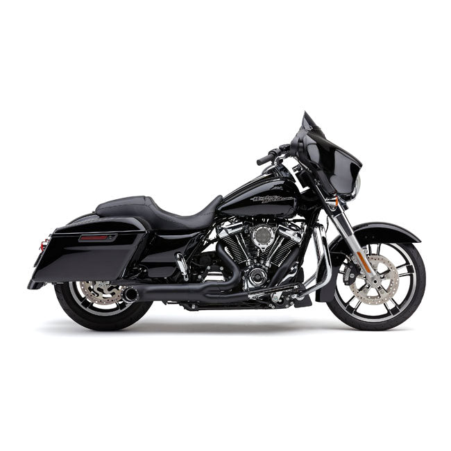 Cobra, Turn Out 2-1 exhaust. Black — 17-26 Touring (excl. Trikes)