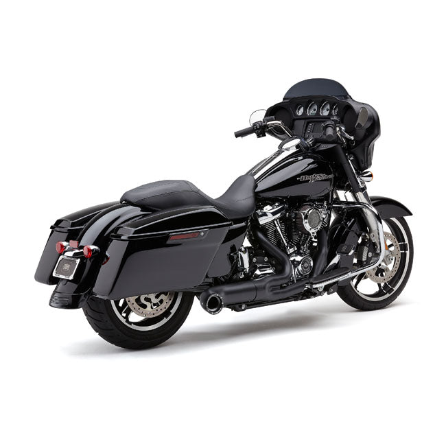 Cobra, Turn Out 2-1 exhaust. Black — 17-26 Touring (excl. Trikes)