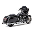 Cobra, 909 Upper Cut 4" slip-on mufflers. Chrome — 95-16 FLT/Touring (NU)