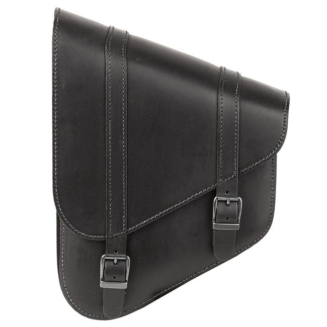 MCS, full leather swingarm bag left, 6.5 liter. Black — 84-17 Softail (NU); Suzuki: 08-up C1800 Intruder/Boulevard C109R; 09-up M1500 Intruder Boulevard M90; 06-up M1800R/2 Intruder/Boulevard M109R/2; 06-09 M800 Intruder