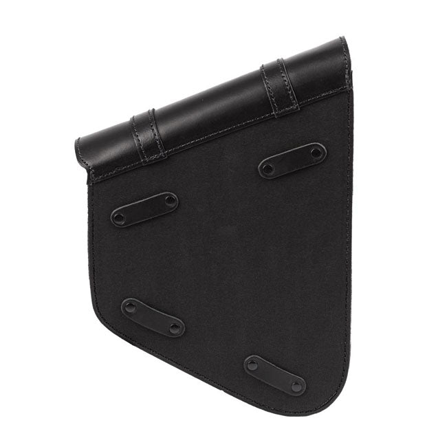 MCS, full leather swingarm bag left, 6.5 liter. Black — 18-25 Softail