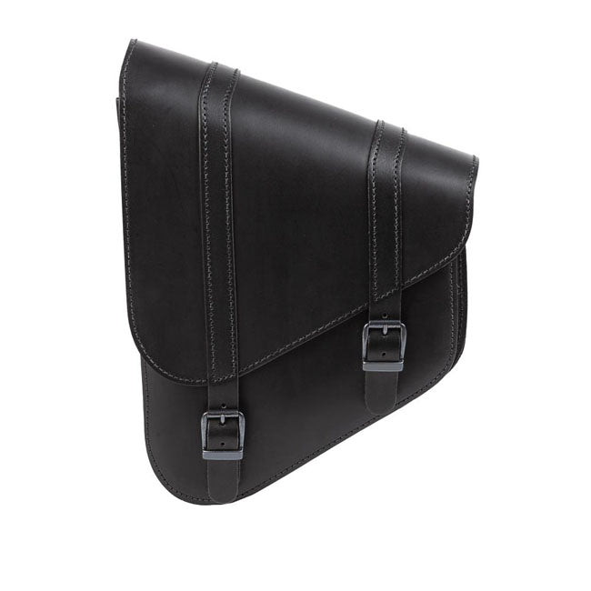 MCS, full leather swingarm bag left, 6.5 liter. Black — 18-25 Softail