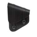 MCS, full leather swingarm bag left, 6.5 liter. Black — 18-25 Softail
