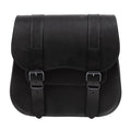 MCS, leather single saddlebag, 18 liter. Black