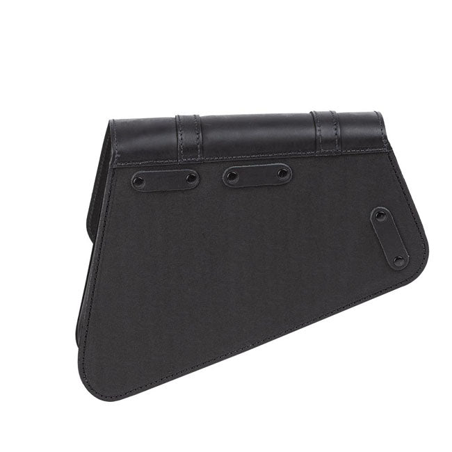 MCS, leather swingarm bag left, 6.5 liter. Black