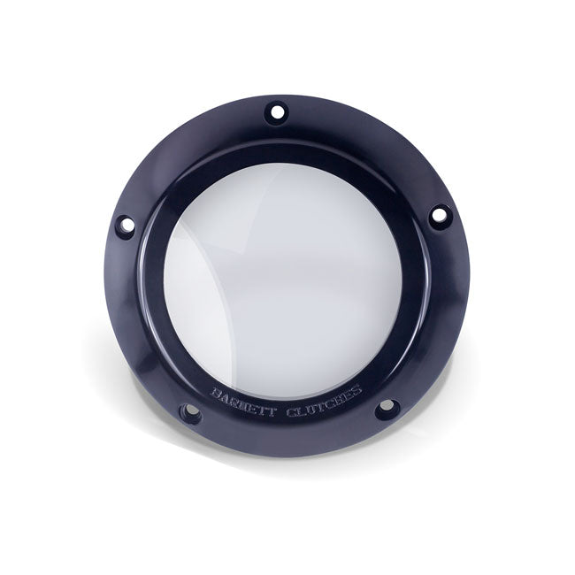 Barnett, clear derby cover. Black — 99-06 Big Twin (NU)