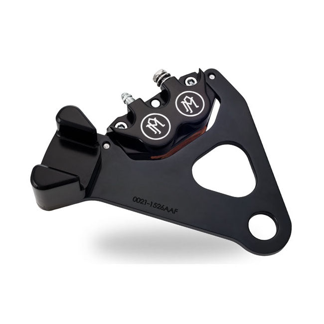 PM, Rear 4-p caliper bracket, 11.5". Black — 08-22 XL Sportster (excl. 08-12 XR1200) (NU)